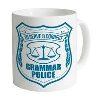 grammar police mug