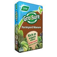 gro sure farmyard manure 50l nf