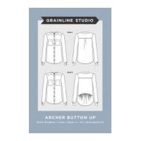 Grainline Studio Ladies Sewing Pattern 11003 Archer Button Up Shirt