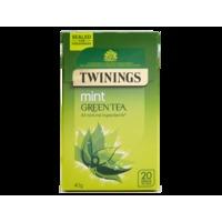 Green Tea & Mint - 20 Single Tea Bags