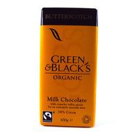 Green and Blacks Milk Butterscotch Bar