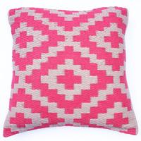 Green Decore Nirvana Outdoor Cushion in Pink and Cream