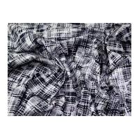 Graphic Print Jardin Stretch Cotton Sateen Dress Fabric Grey