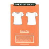 Grainline Studio Ladies Easy Sewing Pattern 11002 Scout Tee