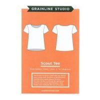 grainline studio ladies easy sewing pattern 11002 scout tee