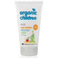 green people childrens scent free sensitive sun lotion spf30 150ml