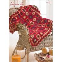 Granny Square Blanket in Stylecraft Alpaca DK (9100)