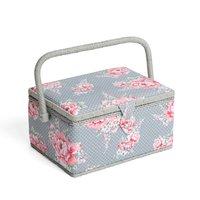 Groves Exclusive Print Collection Sewing Box (M) Beautiful Bloom by Hobby Gift 375505