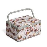 Groves Exclusive Print Collection Sewing Box (M) - Hoot by Hobby Gift 375515