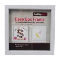 Grey Square Box Frame 20 x 20 cm