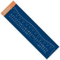 Groovi Border Plates - Bunting Wave and Alphabet