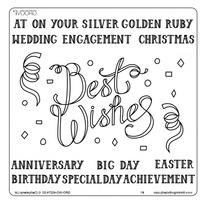 Groovi Plates - Best Wishes