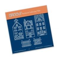 Groovi Plate - Wee Houses (3 hou...