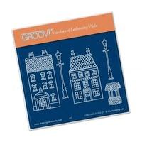 Groovi Plate - Wee Houses (2 hou...