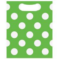 Green Polka Party Bags