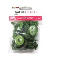 Green Value Mixed Buttons 60 g