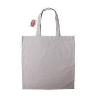 Grey Cotton Shopping Bag 38 x 38 cm