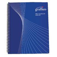 Graffico Twin Wire Hard Cover A4 Notebook 160 Pages 500-0510