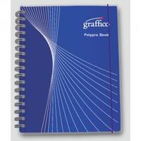 graffico twin wire polypropylene a7 notebook 140 pages 500 0466