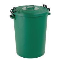 green light duty 110 litre dustbin with lid 382068