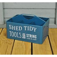 Greenhouse and Shed Tool Tidy Box in Blue by Burgon and Ball