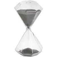 grey hexagonal glass timer