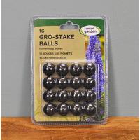 grow stake balls for 11mm stakes pack of 16 by smart garden