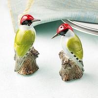 Green Woodpecker Cruet Set