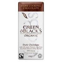 green ampamp blackamp39s organic dark cooking chocolate 150g