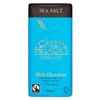 Green &amp; Black&#39;s Organic Sea Salt Milk Chocolate 100g