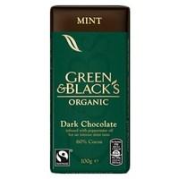 Green &amp; Black&#39;s Organic Mint Chocolate 100g