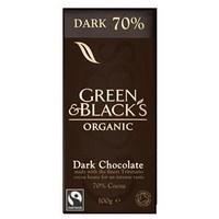 green ampamp blackamp39s organic dark chocolate 70 cocoa 100g