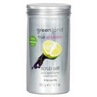 Greenland Fruit Emotions Scrub Salt - Lime &amp; Vanilla 400g