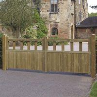 Grange Fortress Driveway Gates 0.9m high x 3.0m wide