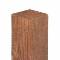 grange sawn timber post 21m x 75mm x 75mm brown