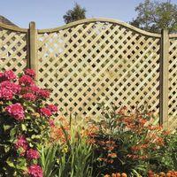 grange elite st meloir bow top lattice panel 18m