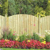 Grange Dome Featheredge Fence Panel 1.7m