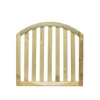 Grange Planed Timber Dome Gate (H)900mm (W)900mm