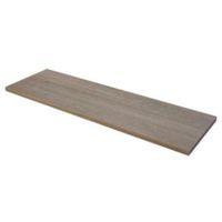 Grey Oak Effect Shelf Board (L)805mm (D)240mm