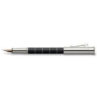 Graf von Faber-Castell Anello Ebony-Platinum Plated Fountain Pen