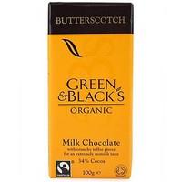green blacks organic butterscotch chocolate 100g