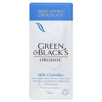 Green & Black\'s Milk Cooking Chocolate (150g)