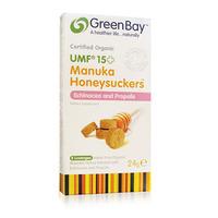 Green Bay Organic Echinacea and Propolis Honeysuckers (22g)