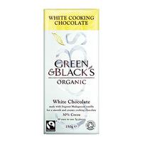Green & Black\'s Organic White Cooks Chocolate (150g)
