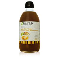 Green Bay Organic Apple Cider Vinegar with 10+ Active Manuka Honey (500ml)