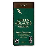 Green & Black\'s Organic Mint Chocolate (100g)