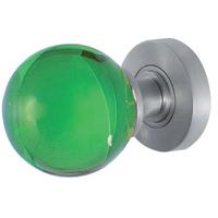 green round glass door knobs 60mm