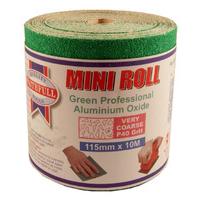 Green Sand Paper Roll 40 Grit 115mmx10M