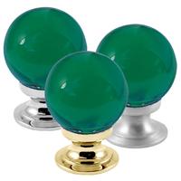 green round glass cabinet knobs