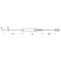 Greisinger GOF130CU Type K Surface Sensor Mini Thermocouple Plug